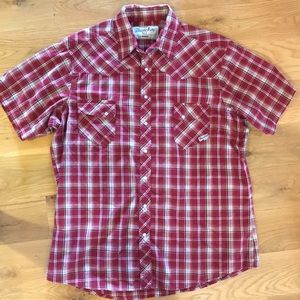 Men’s XL tall snap up western shirt